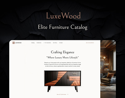 LuxeWood | Elite Furniture Catalog