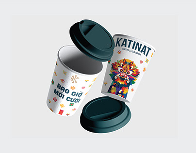 Katinat cup of coffee design