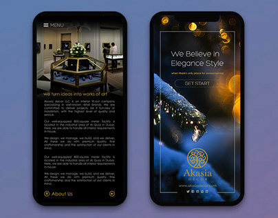 UX Design For Akasia Decor App 2019/2020