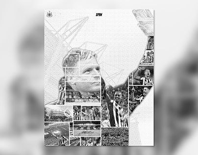 Eddie Howe Collage Poster | Newcastle United