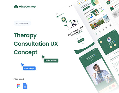 UX Case Study on Therapy Consultation App Concpet