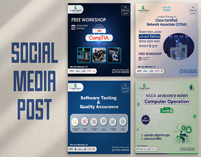 Social Media Post Design Networking