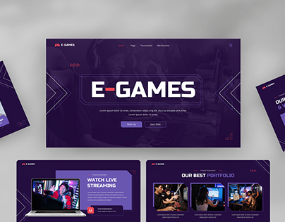 EGames - Esport Gamer Presentation