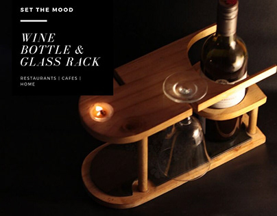 Wine Bottle & Glass Rack