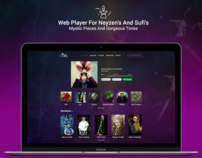 Web Player For Neyzen's And Sufi's UI Design