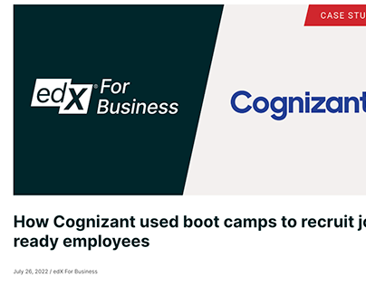 edX/Cognizant Boot Camp Recruitment Blog