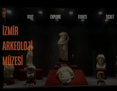 İzmir Arkeoloji Müzesi Web Site Prototype