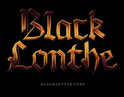 Black Lonthe Blackletter Font