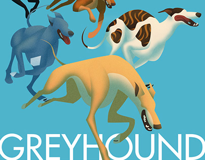 Greyhound - poster illustration