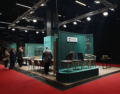 Baltic Furniture stand at Imm Cologne 2020