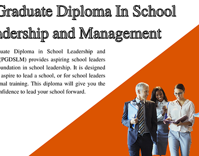 post graduate diploma in school leadership