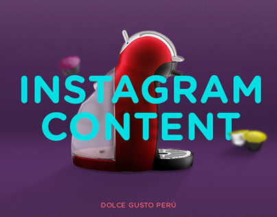 Dolce Gusto Perú - RR.SS instagram content