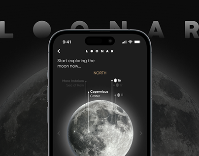 Loonar / an interplanet tourism App concept