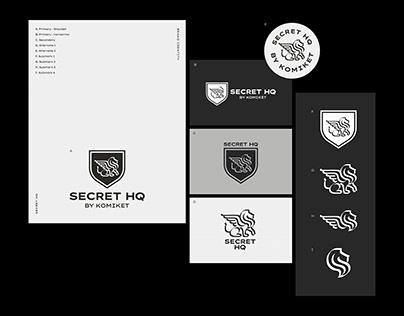 Secret HQ by Komiket (Brand Identity)