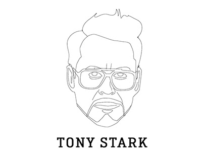 Tony Stark - Vector Art