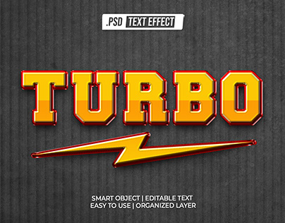 Turbo - 3D text effect