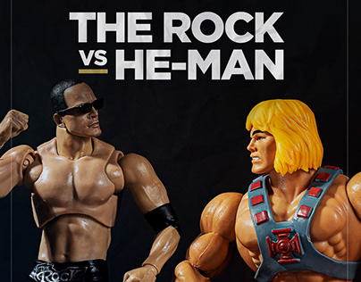 The Rock vs He-Man - Stop Motion