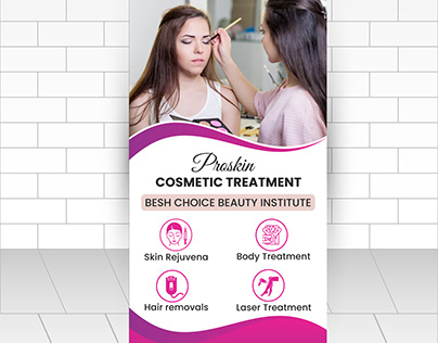 CREATIVE ROLL-UP BANNER DESIGN FOR COSMICS