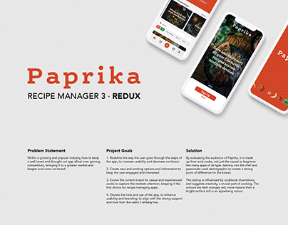 Paprika App Redesign