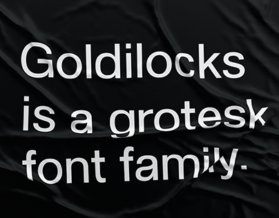 SK Goldilocks Typeface