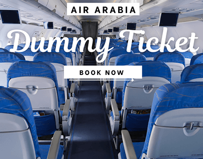 Get Your Air Arabia Dummy Ticket Quickly & Affordably