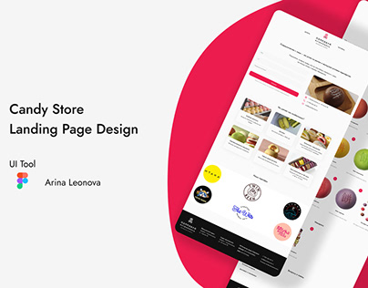 Candy Store Landing Page