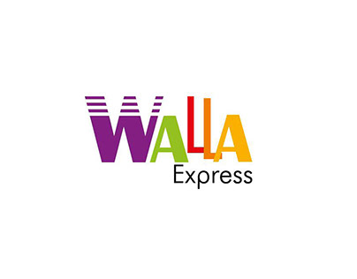 Identidad de marca de Walla Express