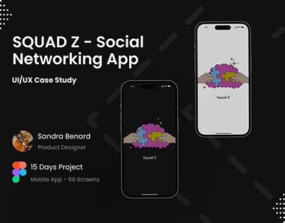 Project thumbnail - Squad Z - A social Networking App UI/UX Case study
