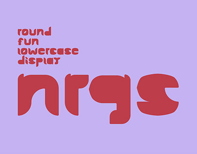 nrgs display typeface