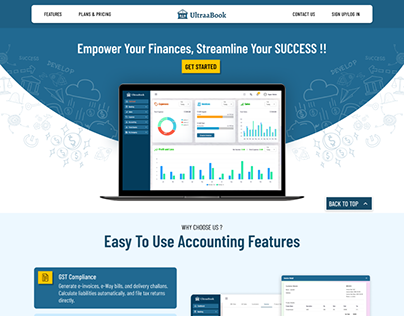 Ultraabook Software - Accounting Software Landing Page