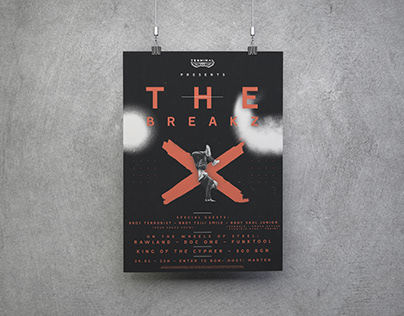 THE BREAKZ* bboy cypher // Poster Design
