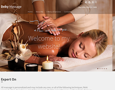 Deby Massage Website