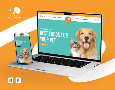 Nutriyum - Pet Food Shopify Store