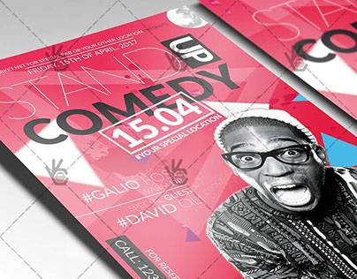 Stand Up Comedy - Premium Flyer PSD Template