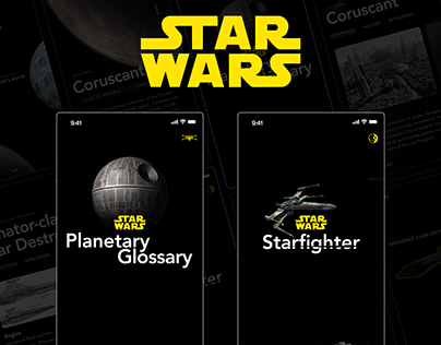 Star Wars Interactive Mockup App