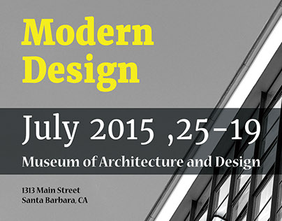 Modern Design Event Poster