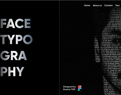 Face Typography
