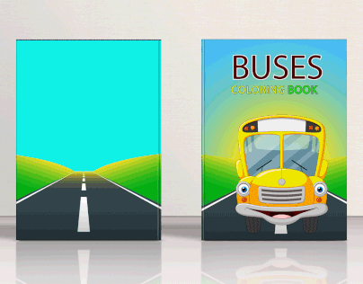 Buses Coring Book For Kids