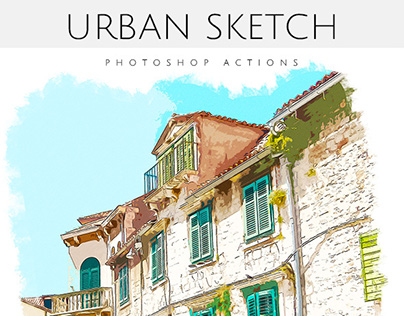 Urban Sketch - Photoshop Actions