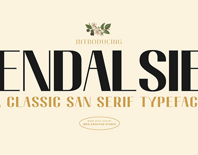 Endalsie – A Casual Sans Serif Typeface