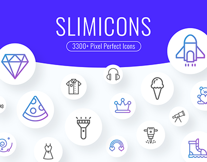 Slimicons 3.300 Line Icons