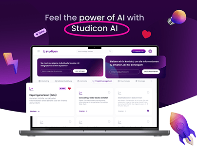 Studicon | AI Platform Templates