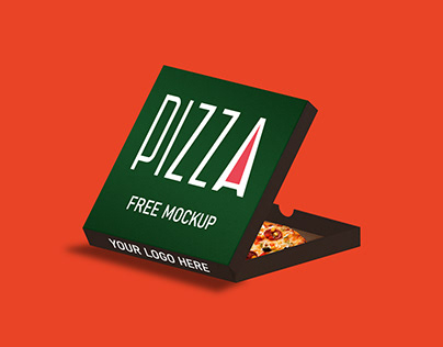 Pizza Box Mockup (FREE)