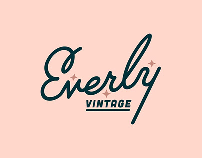 Everly Vintage - Logo Design