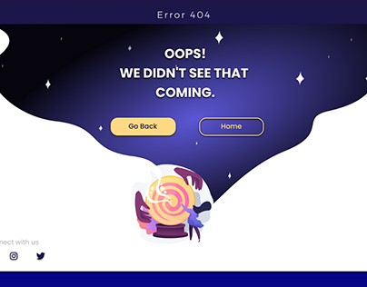 Error 404 Screen