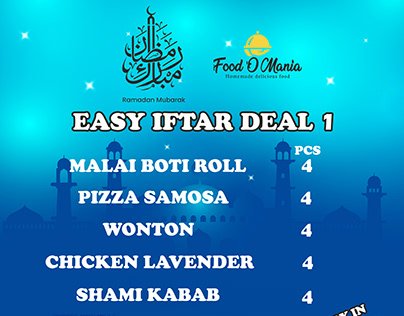 Iftar deal - Food O Mania