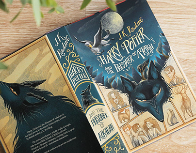 Book cover ILLUSTRATION - Harry Potter