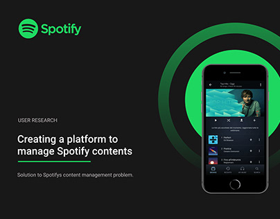 A Platform for Managing Spotify Content