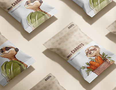 Brand Identity for eco-friendly shop "Roots"