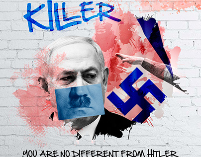 hitler netanyahu